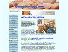 Tablet Screenshot of caregiverology.com